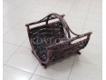 Дровница плетёная из лозы «под ковку»