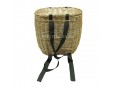 Пехтерь. Плетёный заплечный короб с крышкой для сбора грибов и ягод